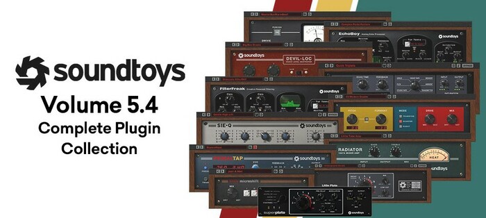 SoundToys 5.4 Native Effects Bundle With 22 Plug-Ins [Virtual]