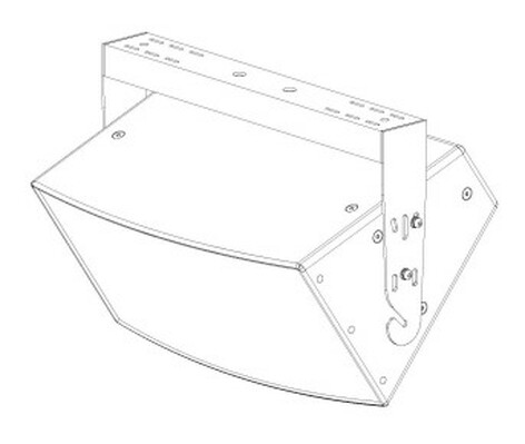 EAW UBKT-MKD1000 MKD1000 Series Aluminum U-Bracket