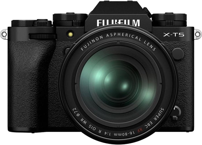 FujiFilm X-T5 with XF16-80mm Mirrorless Camera With XF 16-80mm F/4 R OIS WR Lens