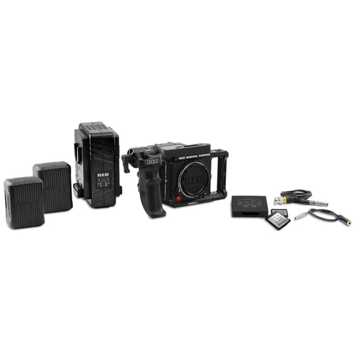 RED Digital Cinema KOMODO-X Starter Pack Digital Cinema Camera With Memory Card, Handles And Cables