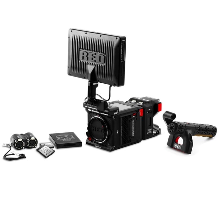 RED Digital Cinema KOMODO-X Production Pack Digital Cinema Camera Bundle With View Finder, Memory Card, I/O Module And More