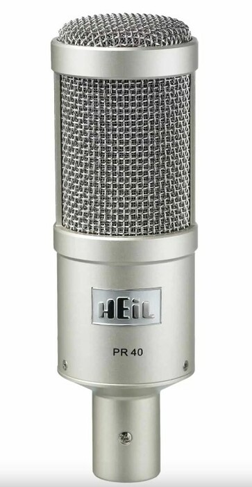 Heil Sound PR40-CHROME Heil Pr40 Large Diameter Studio Mic Chrome Body & Grill