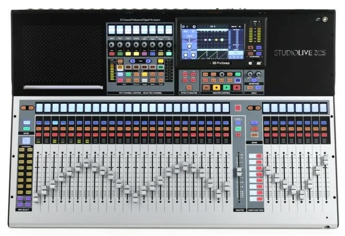 PreSonus StudioLive 32S NSB 16.8 Bundle 32-Channel Digital Mixer With 16x8 AVB Networked Stage Box