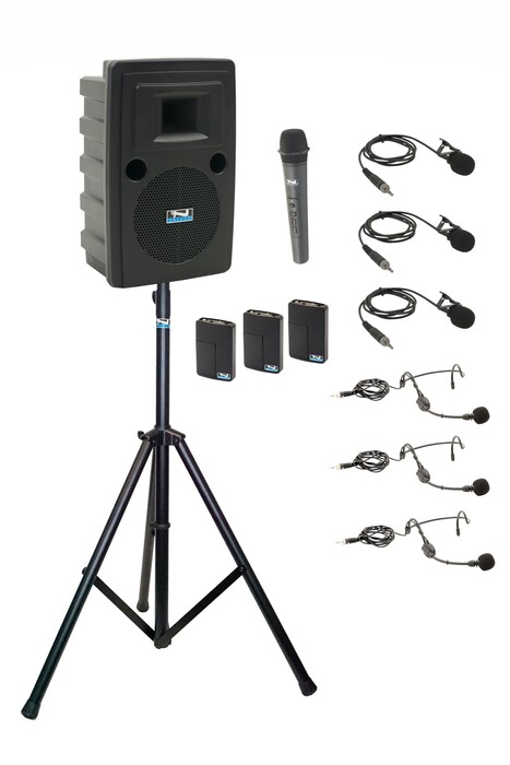 Anchor LIB-BP4-HBBB LIB2-XU4, SS-550, And 1 Wireless Mic, 3 Wireless Beltpacks