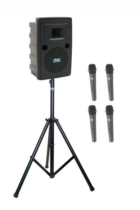 Anchor LIB-BP4-HHHH LIB2-XU4, SS-550, And 4 Wireless Hand Held Mics