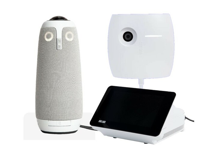 Owl Labs Huddle Room Bundle Meeting Owl 3 And Whiteboard OWL Camera With Meeting HQ Controller