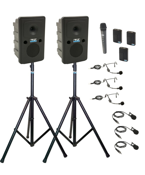 Anchor GG-DP4-AIR-HBBB GG2-XU4, GG2-AIR, 2 SS-550, Wireless Mic And 3 Beltpacks