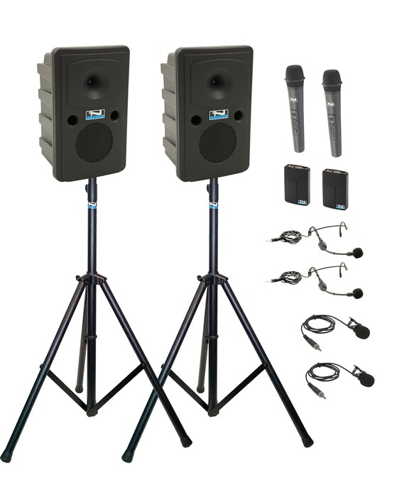 Anchor GG-DP4-AIR-HHBB GG2-XU4, GG2-AIR, 2 SS-550, And 2 Wireless Mics, 2 Beltpacks