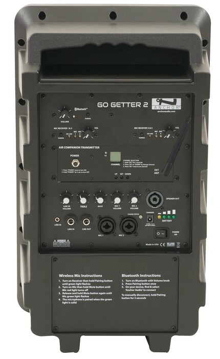 Anchor GG-DP4-AIR-HHBB GG2-XU4, GG2-AIR, 2 SS-550, And 2 Wireless Mics, 2 Beltpacks