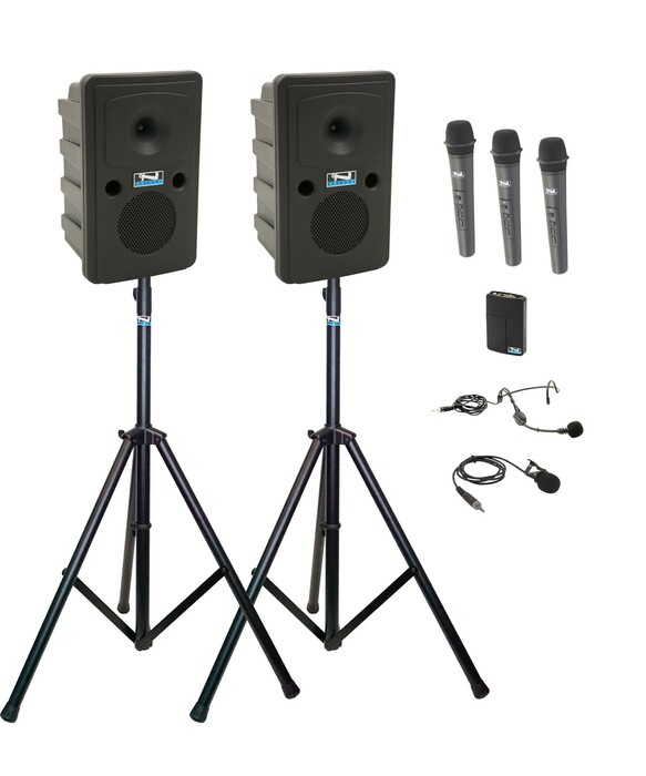 Anchor GG-DP4-AIR-HHHB GG2-XU4, GG2-AIR, 2 SS-550, 3 Wireless Mics, Beltpack