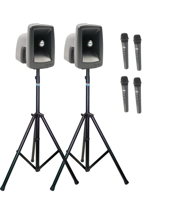 Anchor MEGA-DP4-AIR-HHHH MEGA2-XU4, MEGA2-AIR, 2 SS-550, 4 Wireless Mics