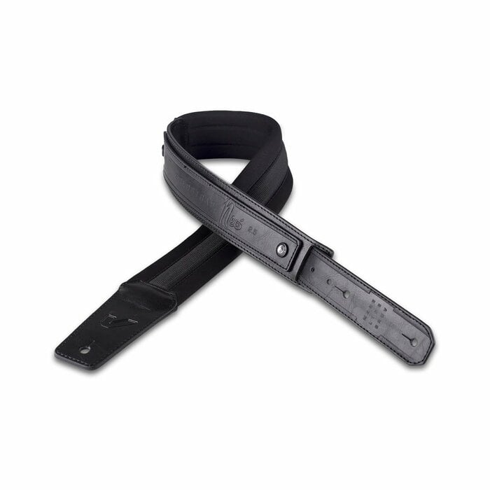 Gruv Gear SoloStrap Neo Guitar Strap Adjustable Standard 2.5" Wide Guitar Strap, Adjustable From 38" To 50", Black