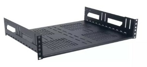 Lowell RMK218-LFP Hinged Rackmount Shelf With Vented Base