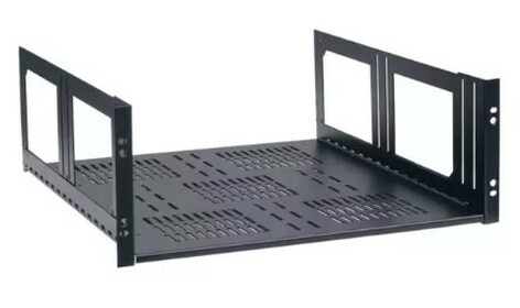 Lowell RMK218-LFP Hinged Rackmount Shelf With Vented Base