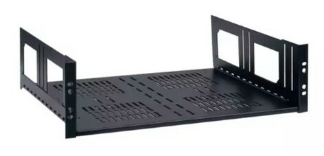 Lowell RMK218-LFP Hinged Rackmount Shelf With Vented Base