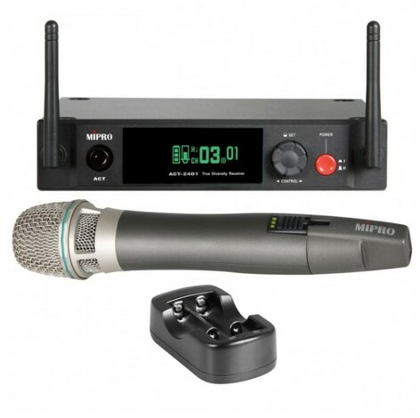 MIPRO ACT-2401/ACT-24HC Single Channel 2.4GHz Handheld System