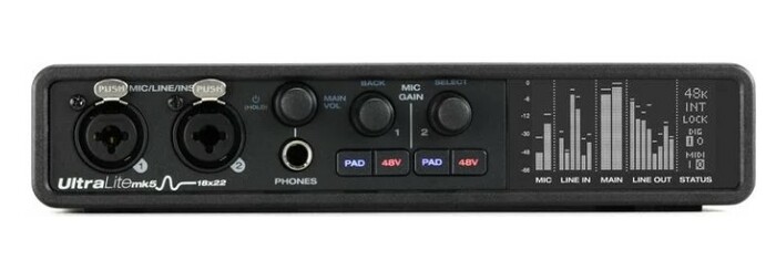 MOTU ULTRALITE-MK5 18x22 USB Audio Interface With DSP, Mixing And Effects