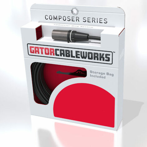 Gator GCWC-XLR-100 CableWorks Composer Series 100' XLR Microphone Cable