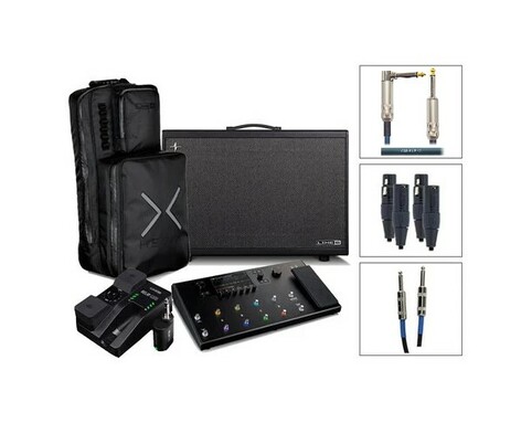 Line 6 Helix LT & PowerCab 212 Plus Bundle HELIX-LT Bundle With Backpack + PowerCab 212 Plus + RELAY-G10S + 2 Guitar Cables + 2 XLR Cables