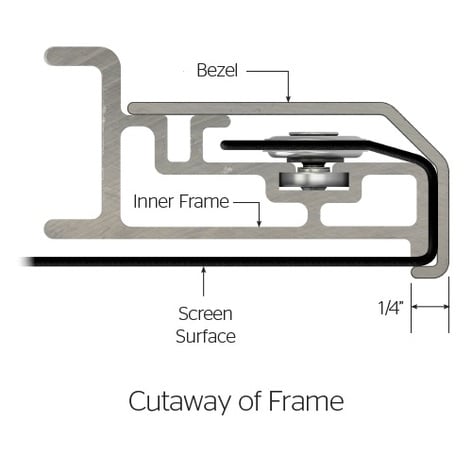 Da-Lite 23752 220" 16:9 HD Commercial Display