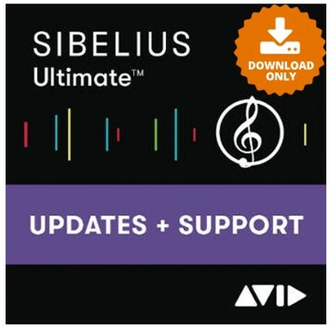 Avid Sibelius Ultimate 1-Year Software Updates+Support 12-Month Upgrades Plus Support [Virtual]