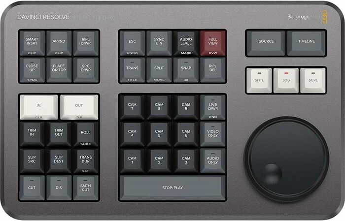 Blackmagic Design DV/RES/BBPNLMLEKA DaVinci Resolve Speed Editor With License