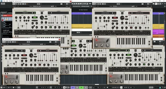 GForce Software M-Tron Pro IV Mellotron M400 Library Plug-In [Virtual]