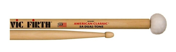 Vic Firth American Classic 5A Dual Tone Mallets Hybrid Drumstick/Mallets