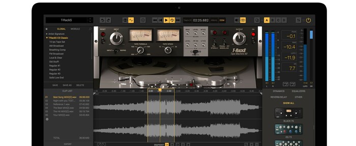 IK Multimedia T-RACKS-TAPEMACH-A80 Studer A80 Multi-Track Tape Machine Emulator [Virtual]