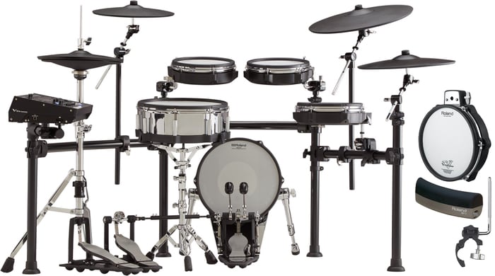 Roland TD-50K2-K 6-Piece Electronic Kit With Extra PDX-100 Tom And BT-1 Bar Trigger