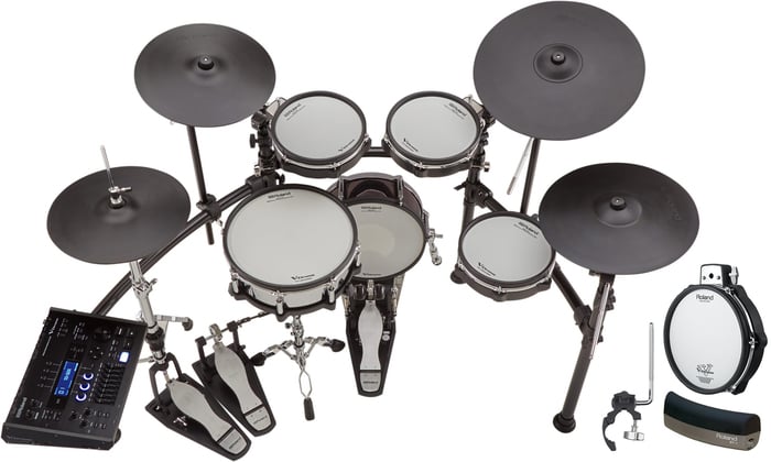Roland TD-50K2-K 6-Piece Electronic Kit With Extra PDX-100 Tom And BT-1 Bar Trigger