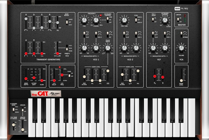 Cherry Audio Octave Cat Synthesizer Based On The Octave Electronics CAT [Virtual]