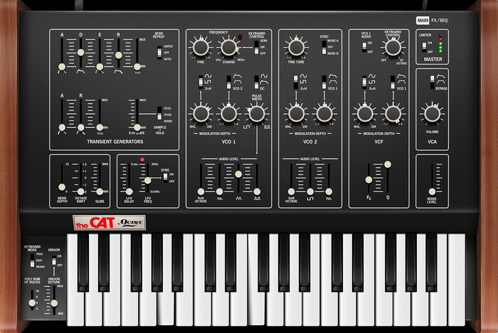 Cherry Audio Octave Cat Synthesizer Based On The Octave Electronics CAT [Virtual]