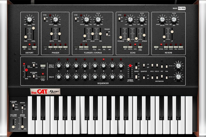 Cherry Audio Octave Cat Synthesizer Based On The Octave Electronics CAT [Virtual]