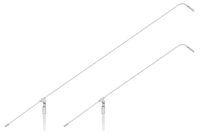 Audix MB5050WHC MicroBoom 50" Carbon Fiber Boom Arm, M1250W Hypercardioid Mic In White