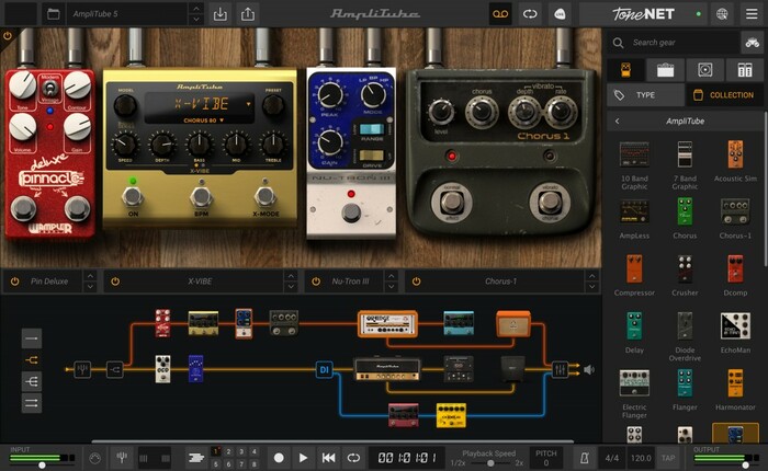 IK Multimedia AmpliTube 5 SE Guitar Amp And FX Modeling Software [Virtual]