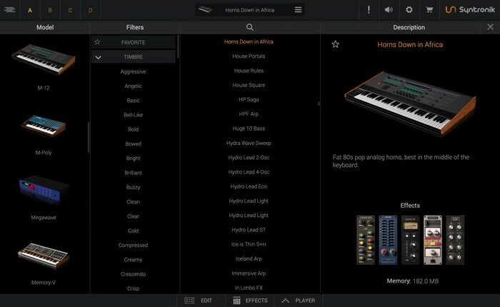 IK Multimedia Syntronik 2 22 Analog Synth Plug-Ins [Virtual]