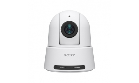 Sony SRG-A12/W 12x Zoom 4K UHD AI Framing And Tracking PTZ Camera, White