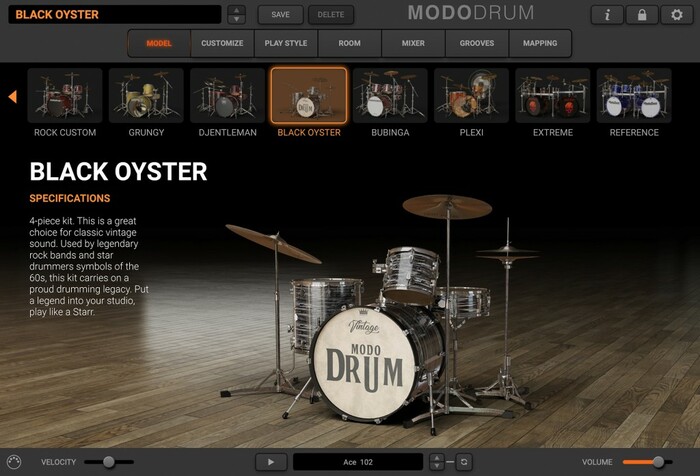 IK Multimedia MODO DRUM 1.5 Modeling Drum Instrument [Virtual]