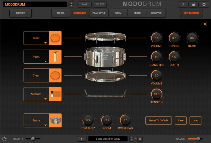 IK Multimedia MODO Drum SE 1.5 5x Customizable Virtual Drum Kits [Virtual]