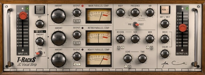 IK Multimedia T-RackS Joe Chiccarelli Vocal Strip Vocal Compression, EQ, And Effects Plug-In [Virtual]