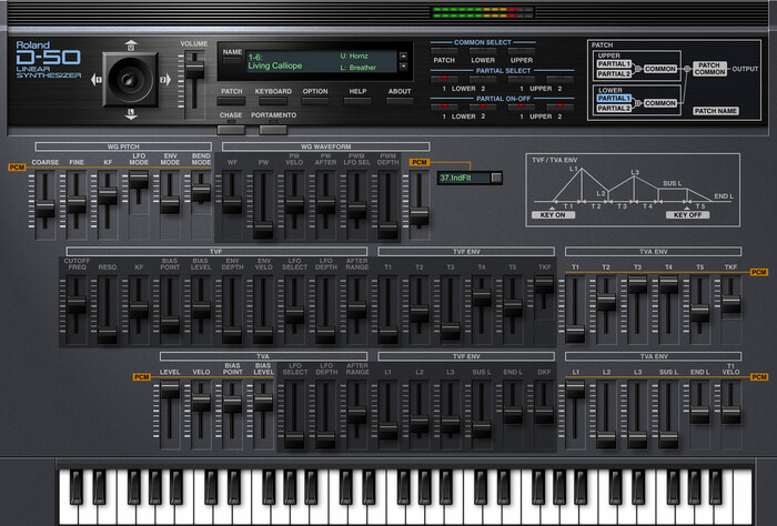 Roland D-50 Vintage Digital Software Synthesizer [Virtual]