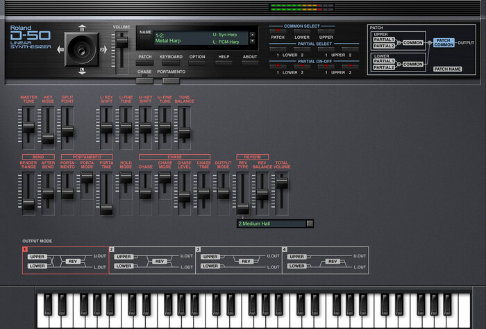 Roland D-50 Vintage Digital Software Synthesizer [Virtual]