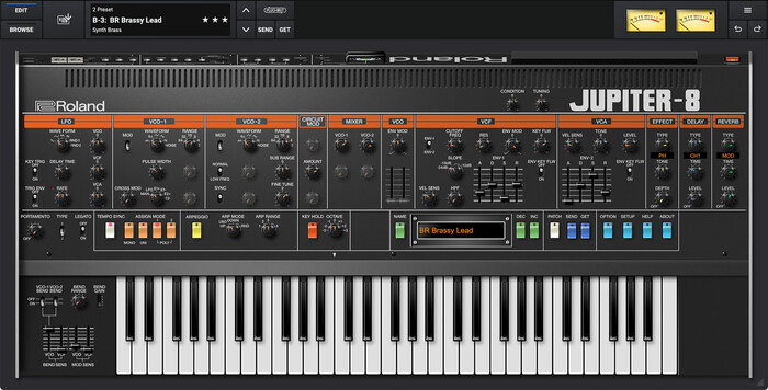 Roland JUPITER-8 ’80S Polysynth Software Synthesizer [Virtual]