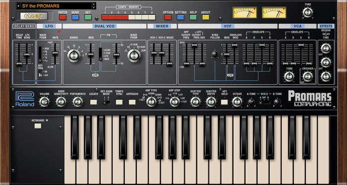 Roland PROMARS 1979 Software Synthesizer [Virtual]
