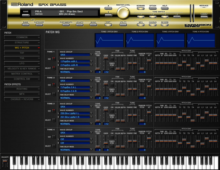 Roland SRX BRASS Software Brass Synthesizer [Virtual]