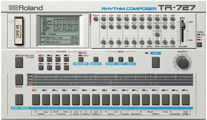 Roland TR-727 ‘80s Software Rhythm Composer [Virtual]