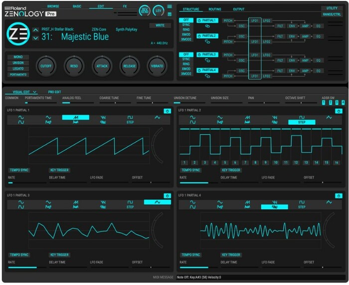 Roland ZENOLOGY Pro Advanced Software Synthesizer [Virtual]