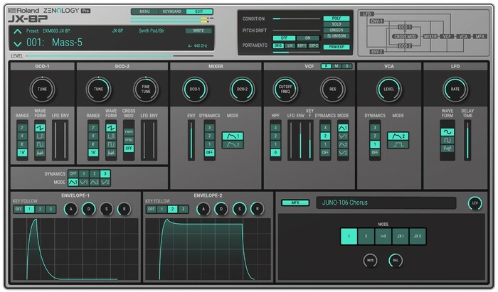 Roland JX-8P Model Expansion Synth Expansion For ZENOLOGY And Compatible HW [Virtual]