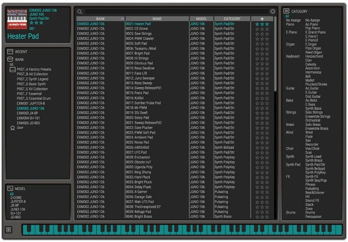 Roland JUNO-106 Model Expansion Synth Expansion For ZENOLOGY And Compatible HW [Virtual]